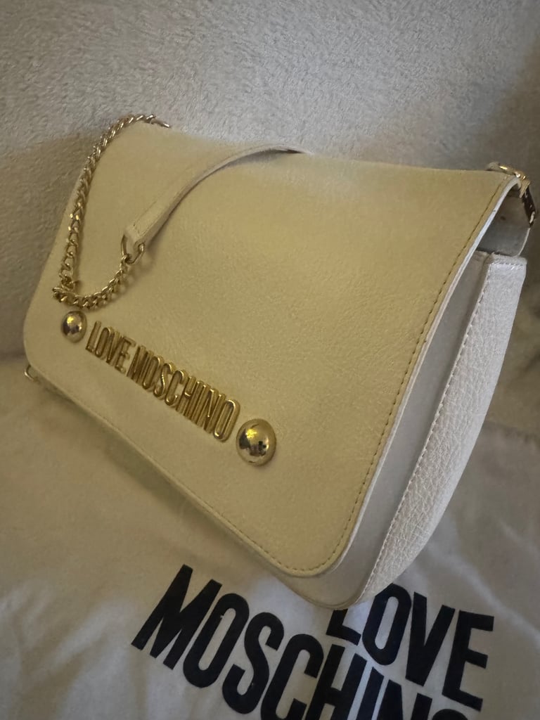 image for ❤️Love Moschino cream handbag❤️