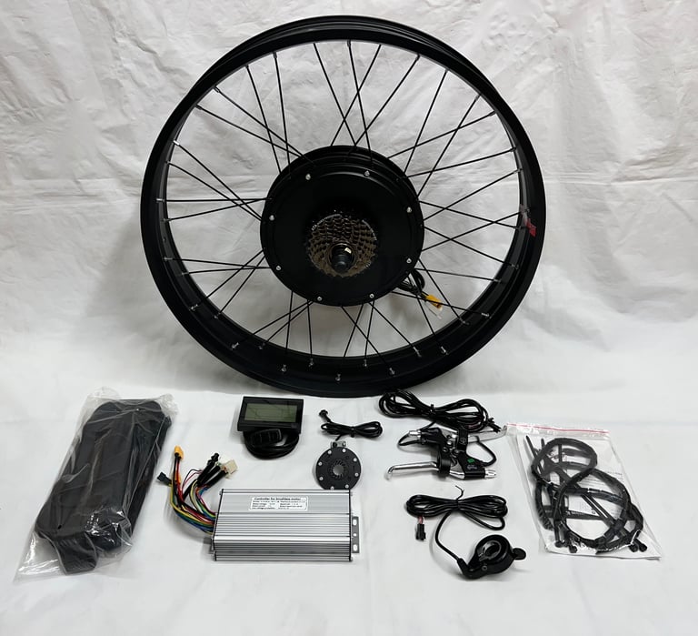 26x4.0inch Fat 1.5KW 1500W 48V Ebike Conversion Kit Rear Wheel LCD Display