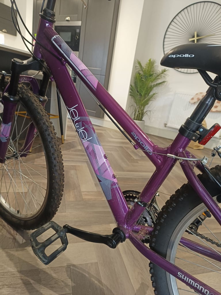 Womens/Girls bike purple apollo