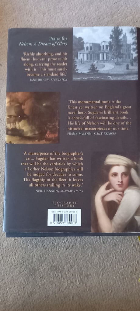 Hardback Book Nelson The Sword Of Albion 