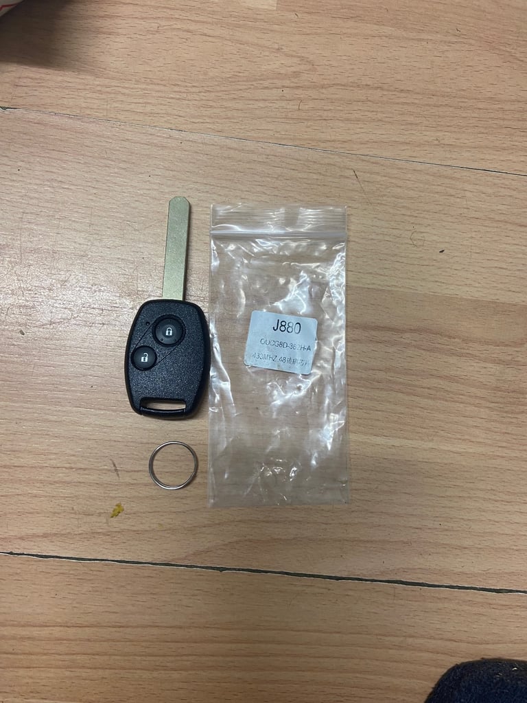 2 buttons car remote key fob for Honda Jaaz
