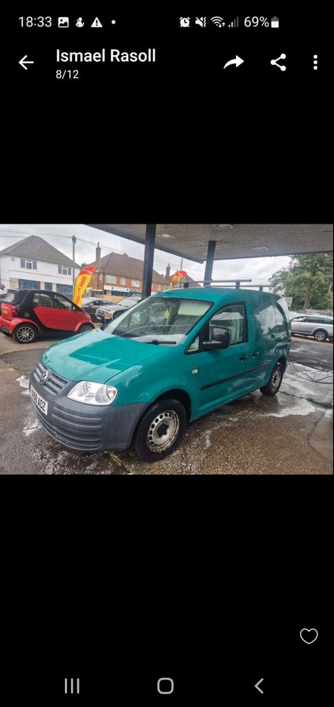 Volkswagen, CADDY, Panel Van, 2008, Manual, 1896 (cc)