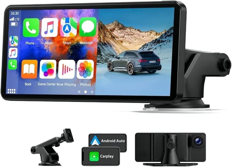 Dash Cam Front and Rear, 4K+1080P Built-in Wi-Fi