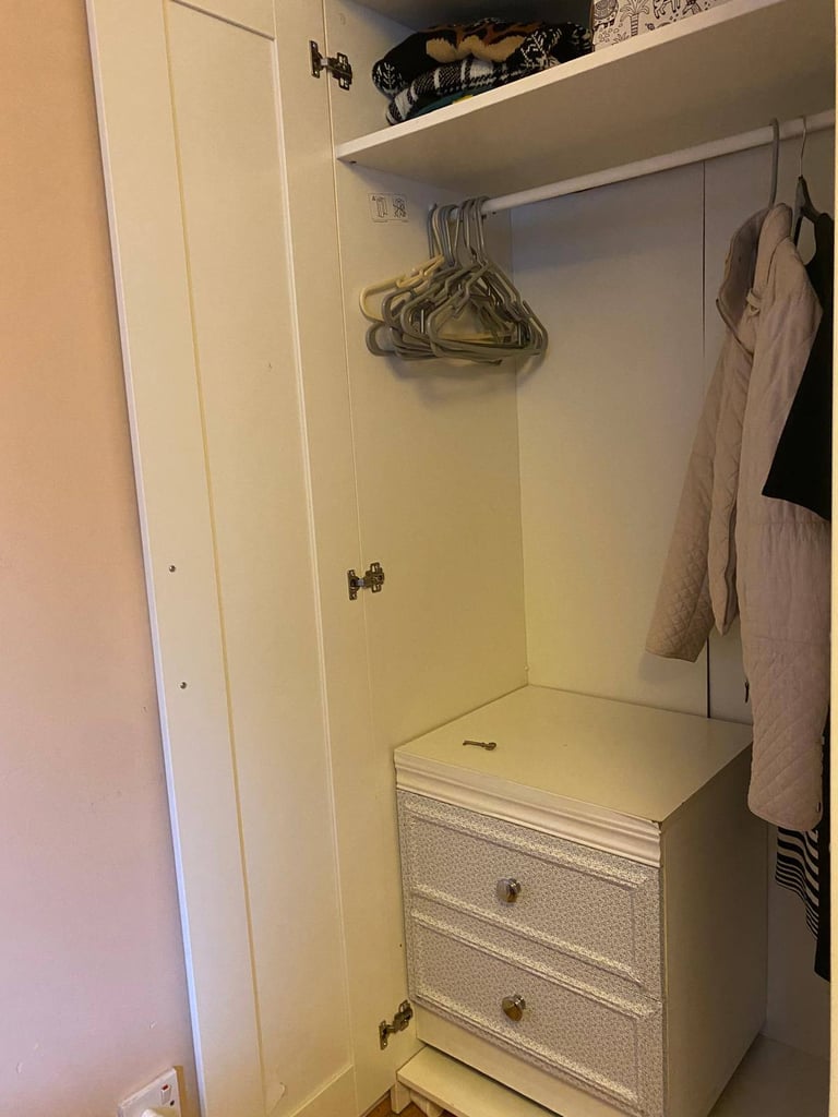 IKEA BRIMNES WARDROBE WITH MIRROR