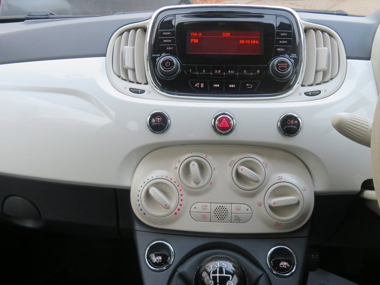 2015 Fiat 500 1.2 Pop 3dr Manual White HATCHBACK Petrol Manual