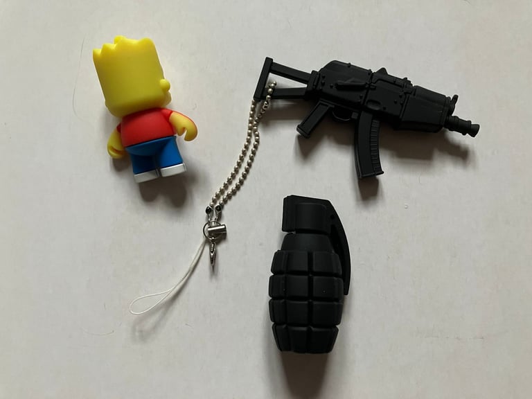 Memory sticks - Bart Simpson, Angry Bird and Ammo