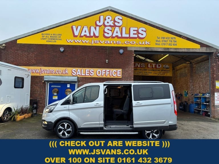 2021 21 FORD TRANSIT CUSTOM 2.0 320 ECOBLUE ACTIVE CREW VAN DOUBLE CAB 5DR DIESE