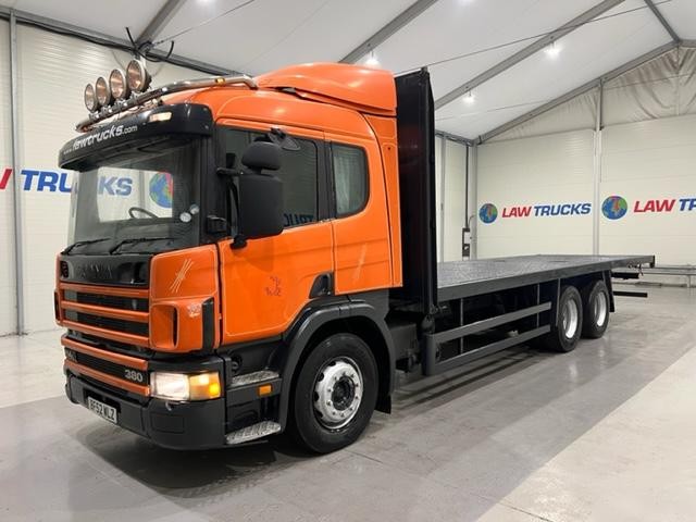 Scania 114 380 6x2 10 Tyre Sleeper Cab Flatbed 