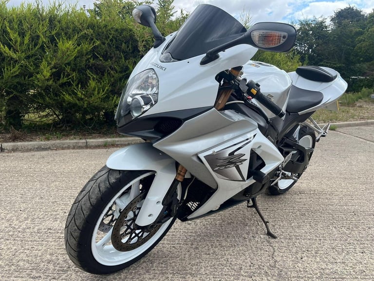 2008 08 SUZUKI GSXR 1000 K8 GSXR1000 SUPER SPORT SILVER  WHITE 19k MILES