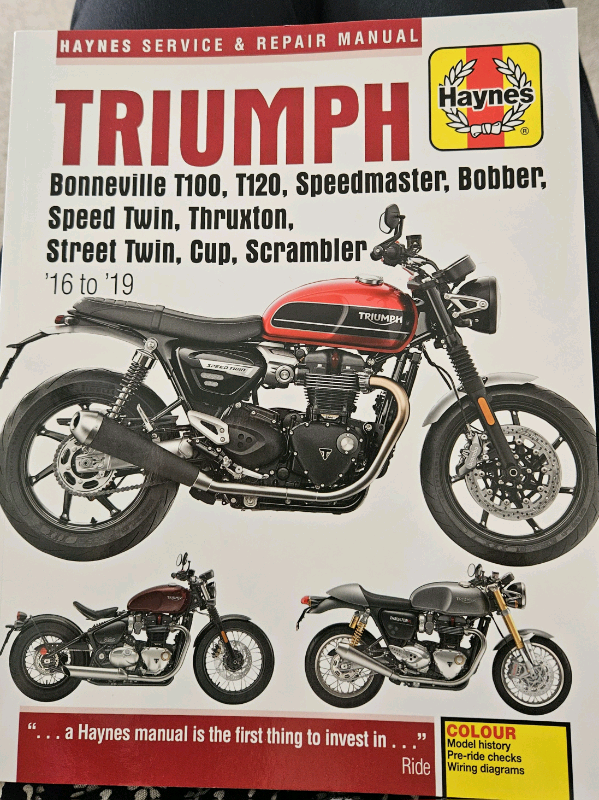 image for Haynes Triumph Bonneville manual