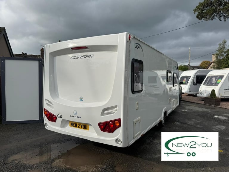 2014 Lunar Quasar 564 4 Berth Caravan + Motor Mover - STOCK NO E229