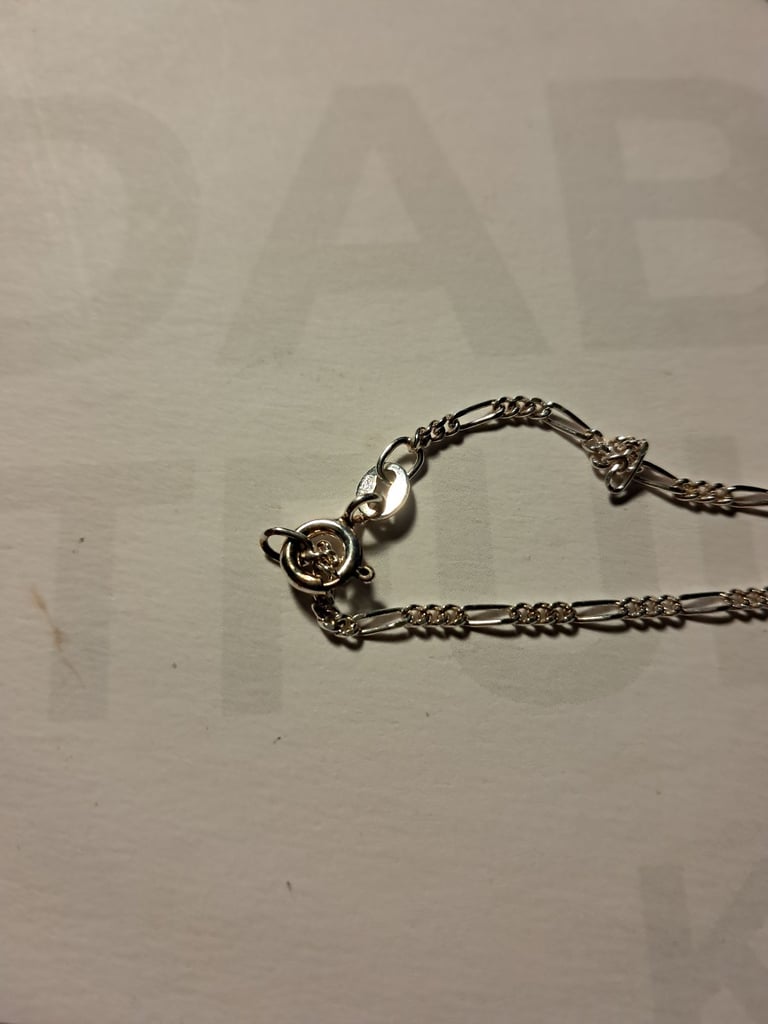 Sterling silver necklace. 