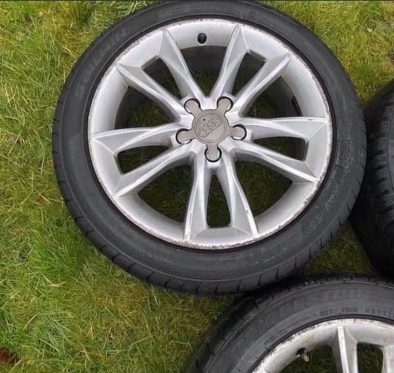 17” 5x112 Audi Alloy Wheels Alloys With Tyres Vag Vw Rims 