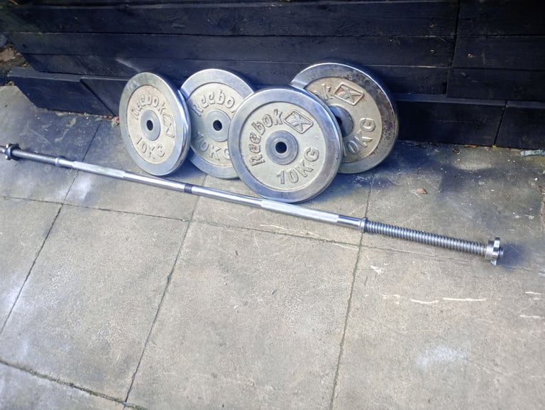 50 kg Weights set barbell bar 