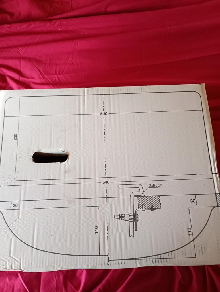 Roca DS Square bathroom sink - New in box