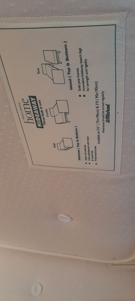 image for Hideaway beds by M and S 