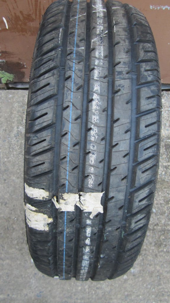 Various selection of car tyres