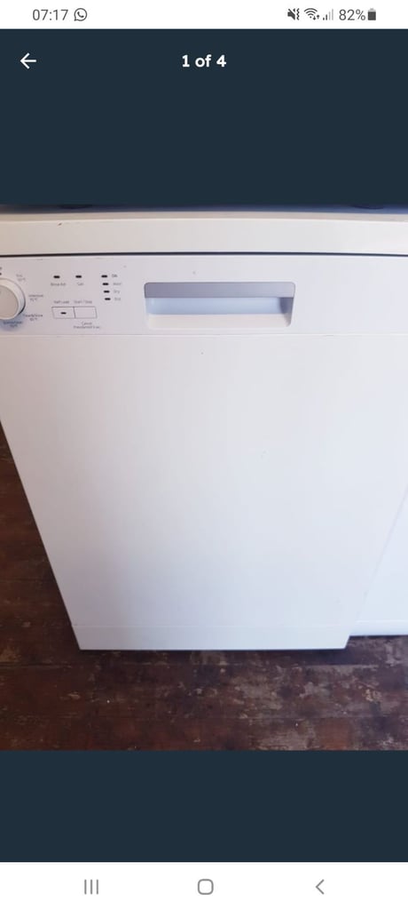 Beko white full size dishwasher free delivery could connect it 