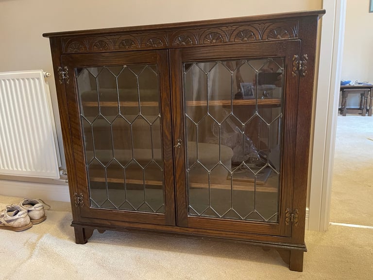 image for High quality dark wood book case