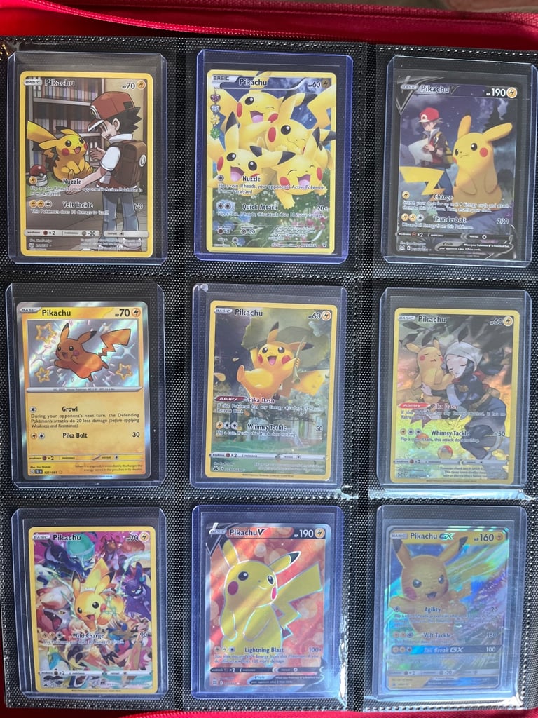 Pokemon TCG Cards Binder Collection - NM condition