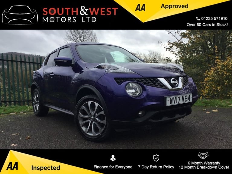 2017 Nissan Juke 1.2 DIG-T Tekna SUV 5dr Petrol Manual Euro 6 (s/s) (115 ps) HATCHBACK Petrol Manual