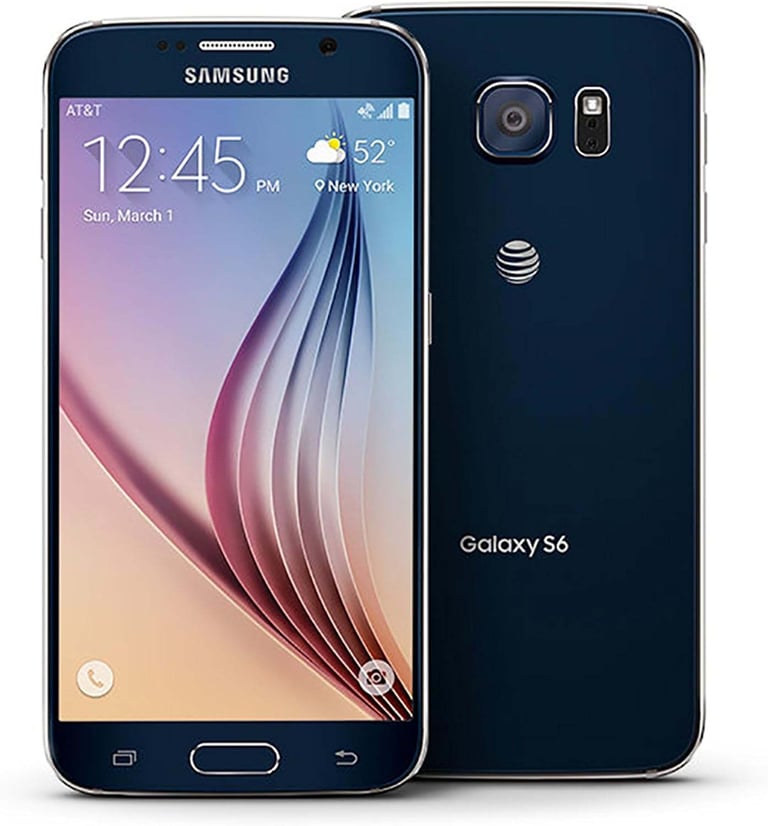 image for Samsung S6 - Black - 32GB (Unlocked) Smartphone