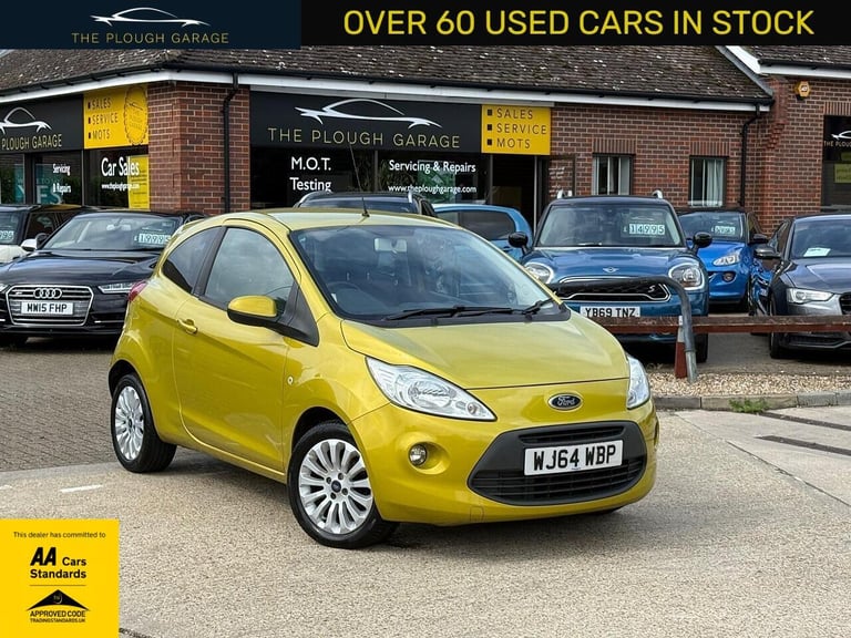 2014 Ford Ka 1.2 Zetec Hatchback 3dr Petrol Manual Euro 5 (s/s) (69 ps) HATCHBACK Petrol Manual