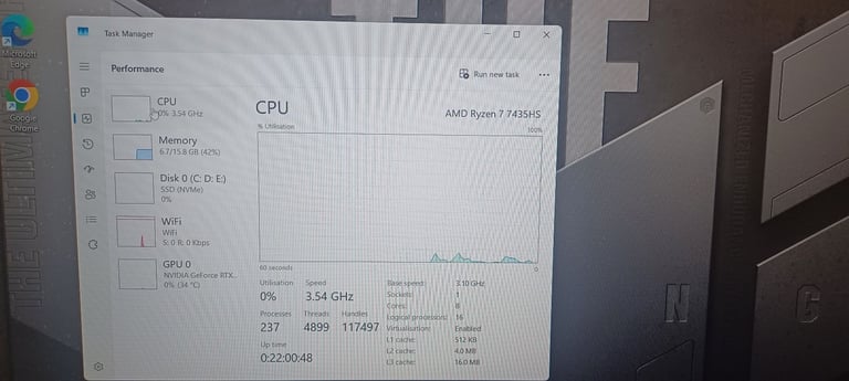 Gaming Laptop / RTX 4060 / 144Hz / 16GB RAM DDR5 / 1TB Nvme