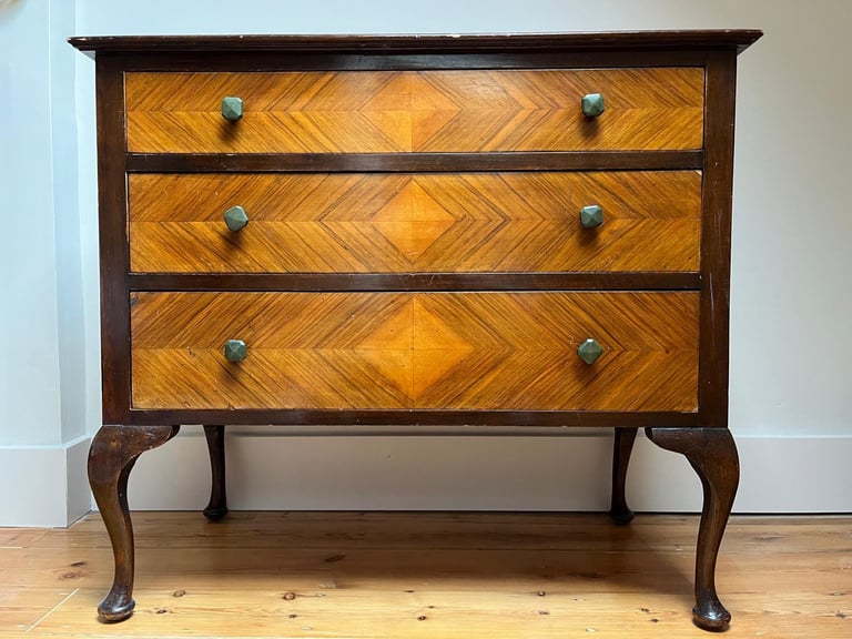 image for Vintage Solid Wood Chest of Drawers