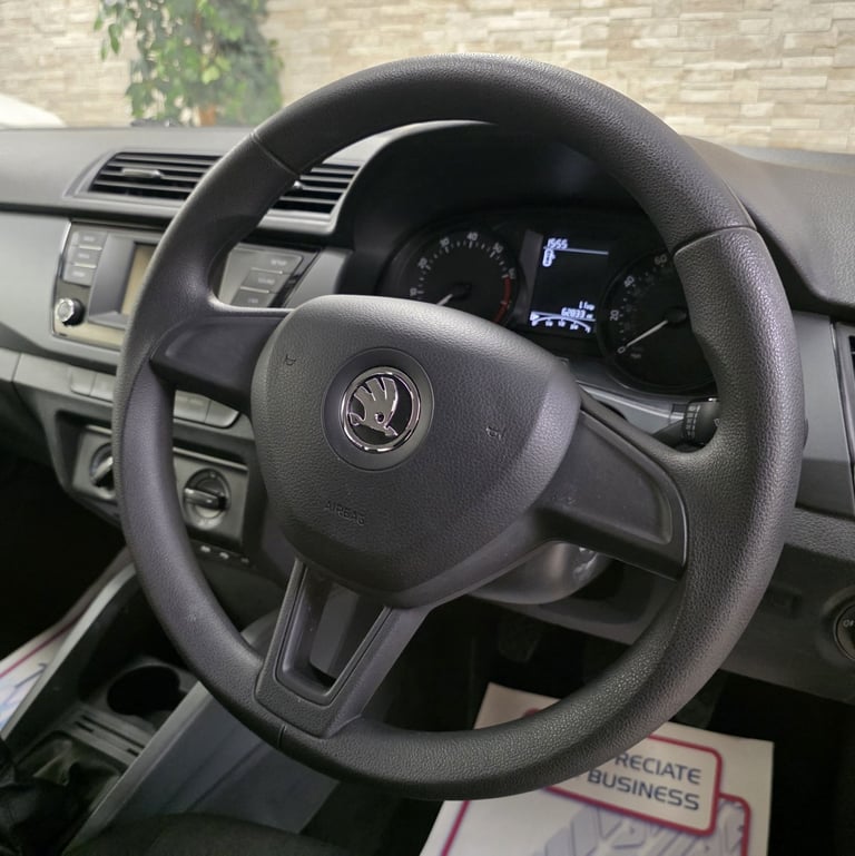 SKODA FABIA 1.0 S Blue Manual Petrol 2017 WARRANTY 12 MONTHS MOT