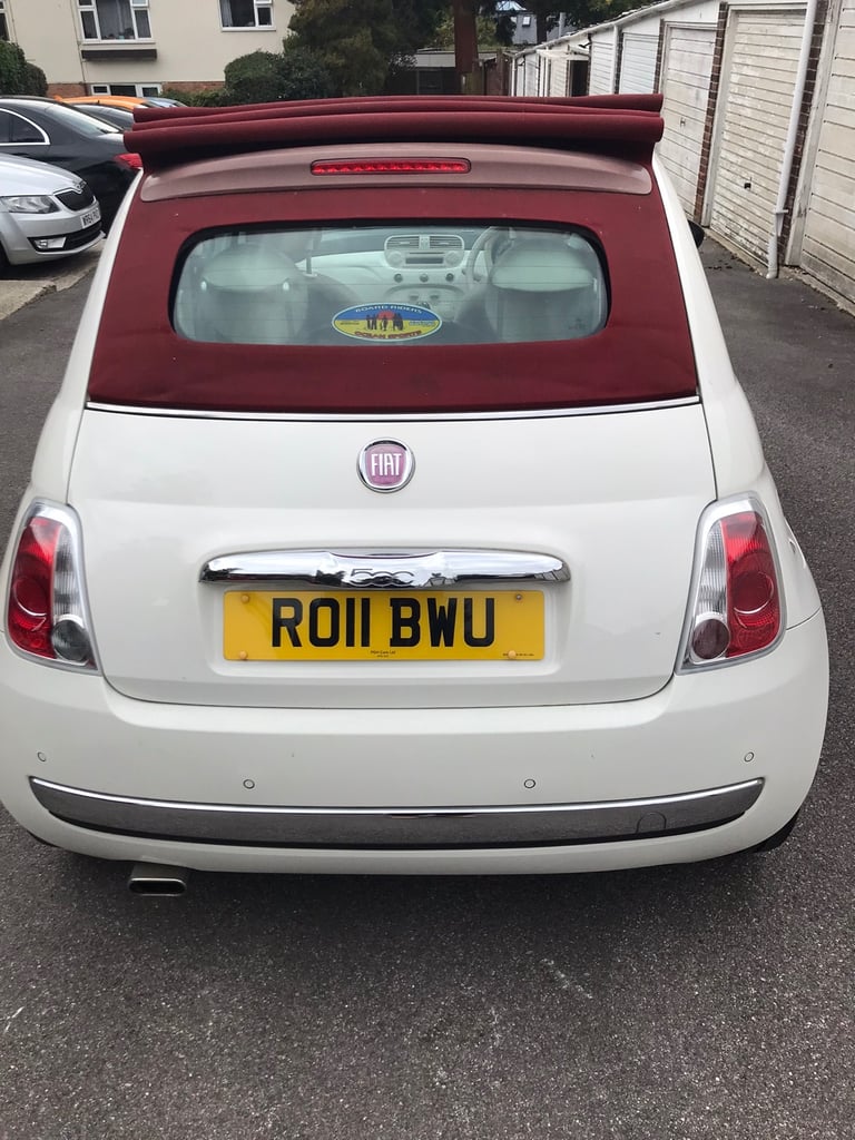 Fiat, 500, Convertible FSH star stop new mot , 2011, Manual, 1242 (cc), 3 doors