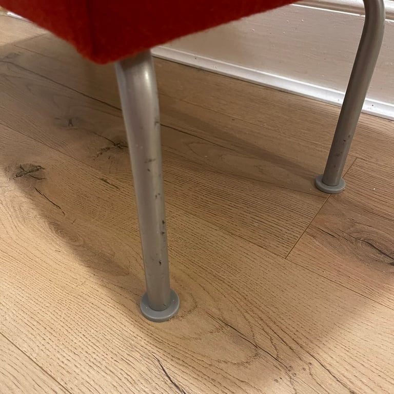 IKEA Pastill Wool Ottoman/ Postmodern Bench/ Vintage Ikea Upholstered