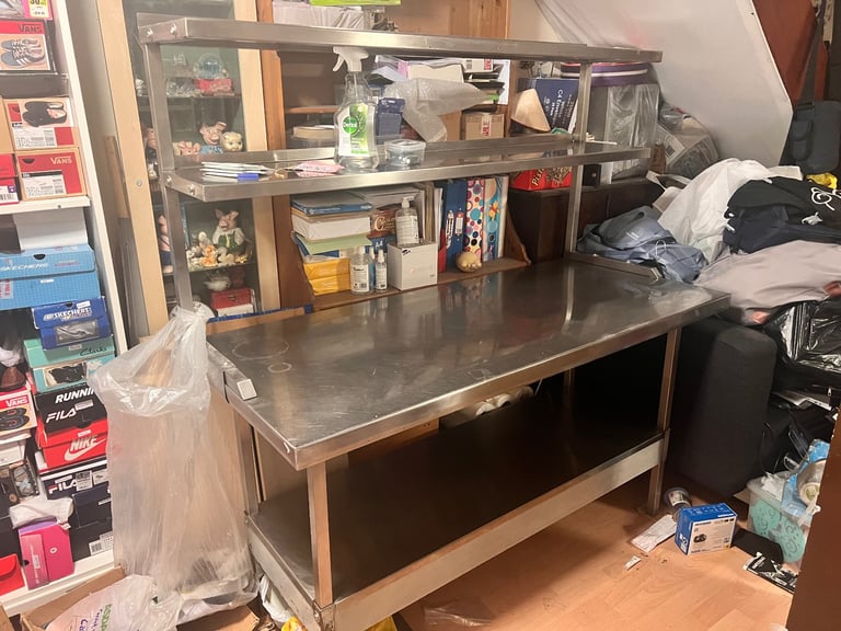 Restaurant Stainless steel catering prep table 3 tier workbench commercial
