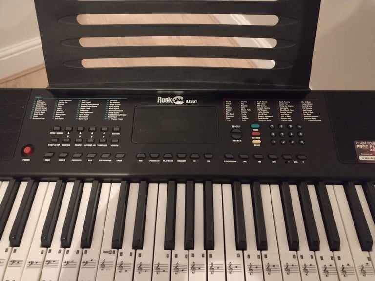 image for RockJam 61-Key Compact Keyboard