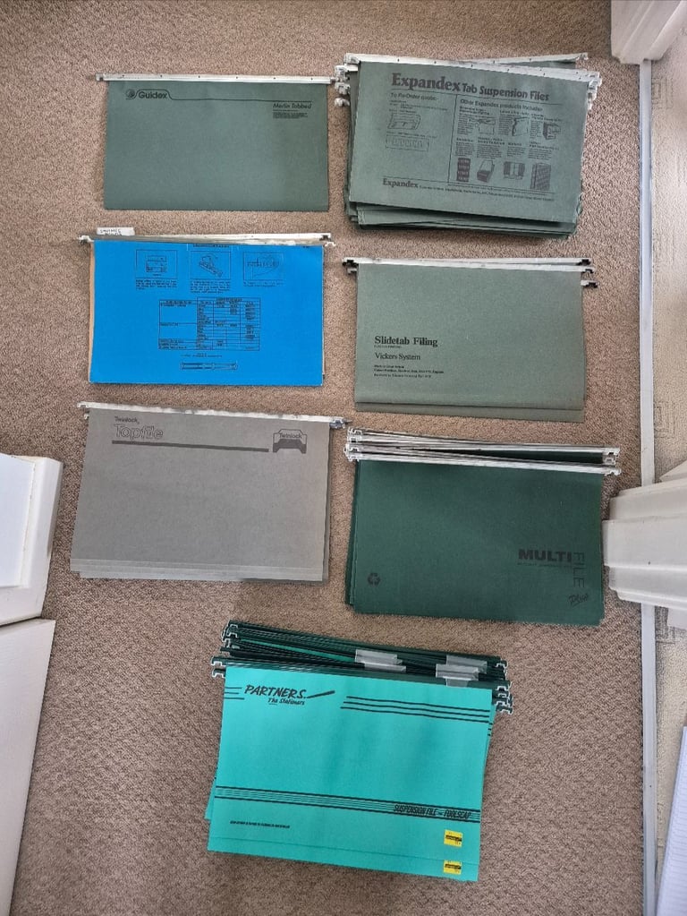 image for Over 65 suspension files are available in Foolscap size