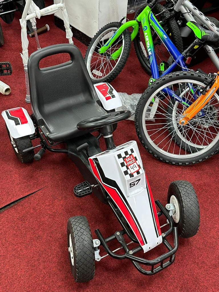 image for Child's Racing-Style Pedal Go Kart 