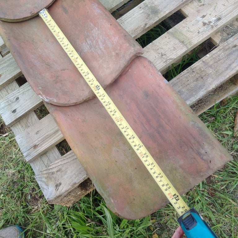 1100+ Reclaimed, handmade antique red clay 'Dutch' Pantiles