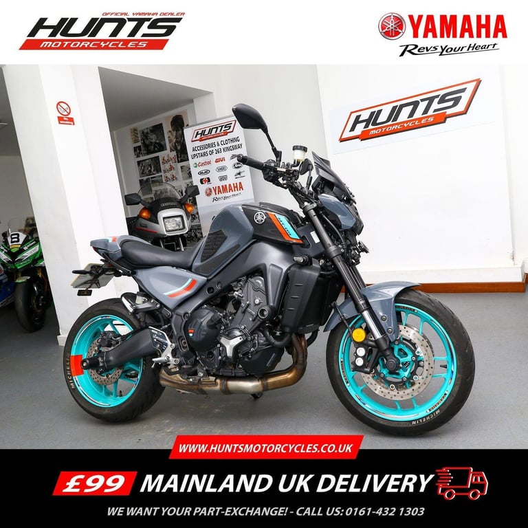 2023, '23 Yamaha MT09. 1 Owner. JUST 5,585 MILES. See Ad. For Full Spec. £7,995