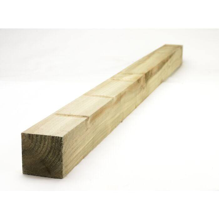 image for 2.4m x 100mm fence posts, 4 inch wooden/timber