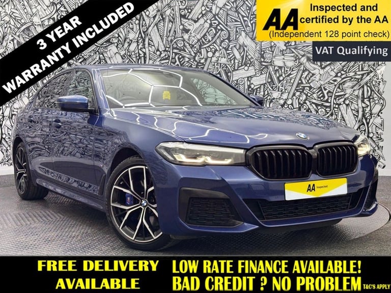 2021 BMW 5 Series 2.0 530e 12kWh M Sport Saloon 4dr Petrol Plug-in Hybrid Steptronic Euro 6 ( Sal...