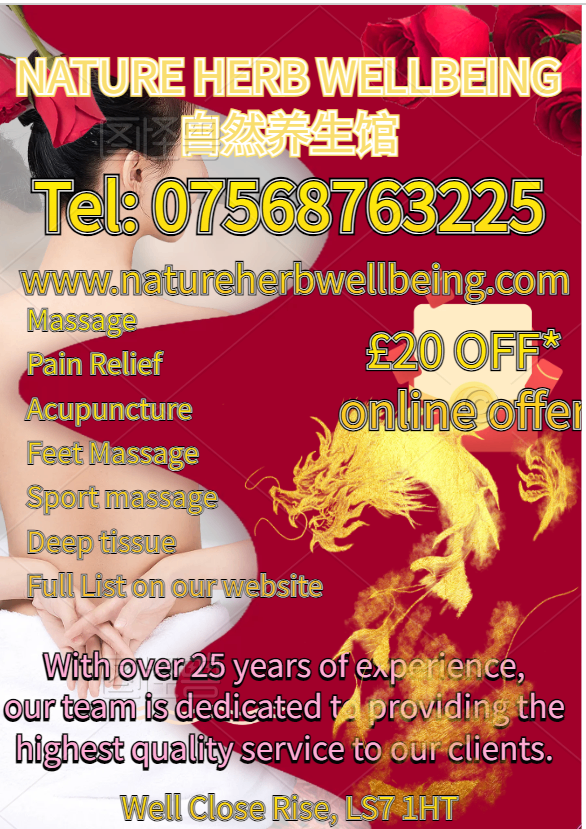 Massage, Tui Na (Massage) Therapy, Pain Relief, Winkle reduce, Acupuncture, Herbal Remedies