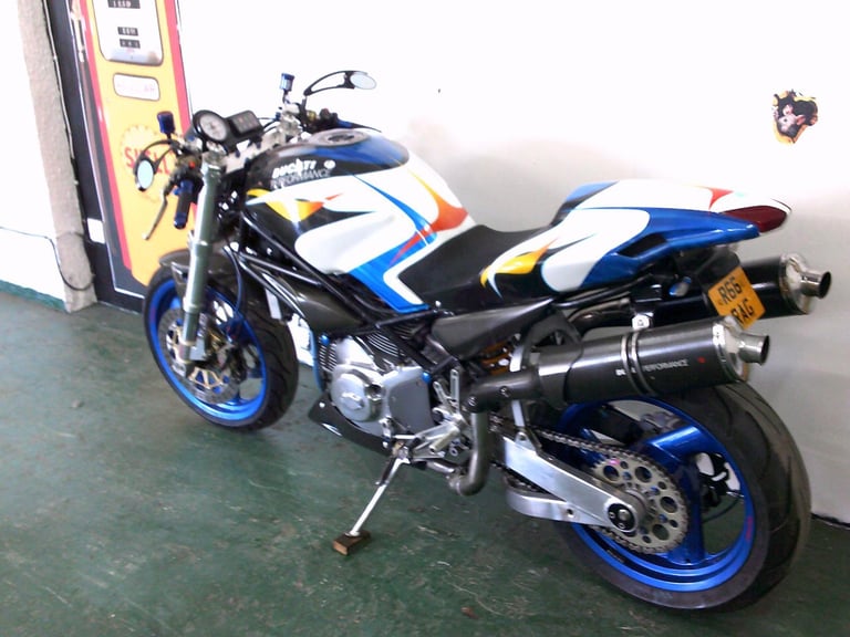 1997 R-reg Ducati 600 Monster streetfighter in multi colours