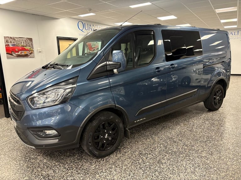 2021 Ford Transit Custom 2.0 EcoBlue 170ps Low Roof D/Cab Trail Van PANEL VAN DIESEL Manual