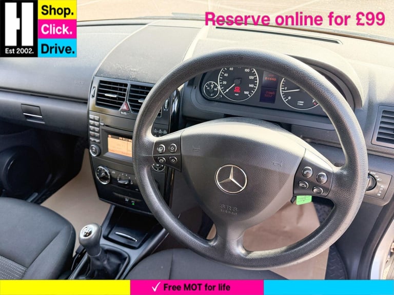  Mercedes-Benz A-Class 1.5 A160 BlueEfficiency Classic SE Hatchback 5dr Petrol Manual (139 g/km, ...