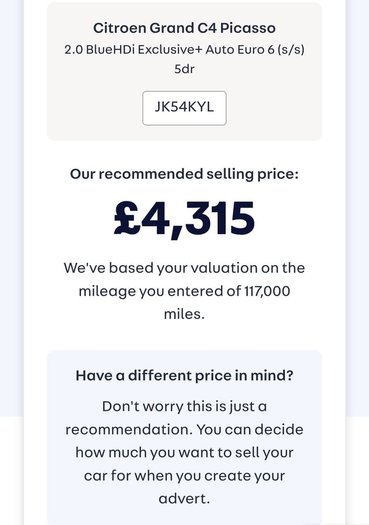 Citroen C4 Grand Picasso 🚙 - 1 year MoT ✅ - 7 seat 💺 - Automatic Diesel ⛽ - high spec Exclusive+ 