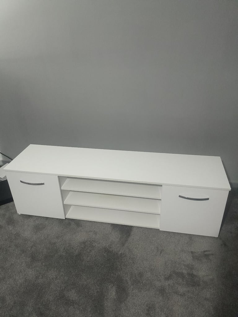 image for White tv unit
