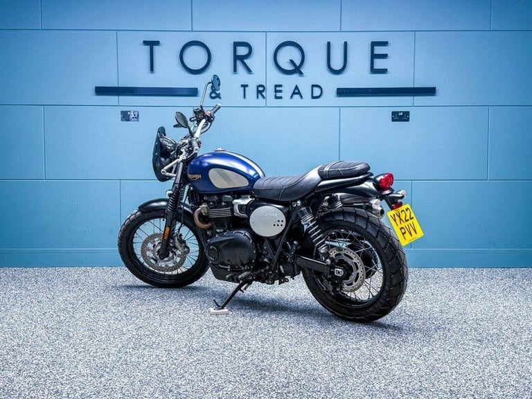 2022 TRIUMPH STREET SCRAMBLER 900 GOLD LINE LTD EDITION - LOW MILES - ONE OWNER