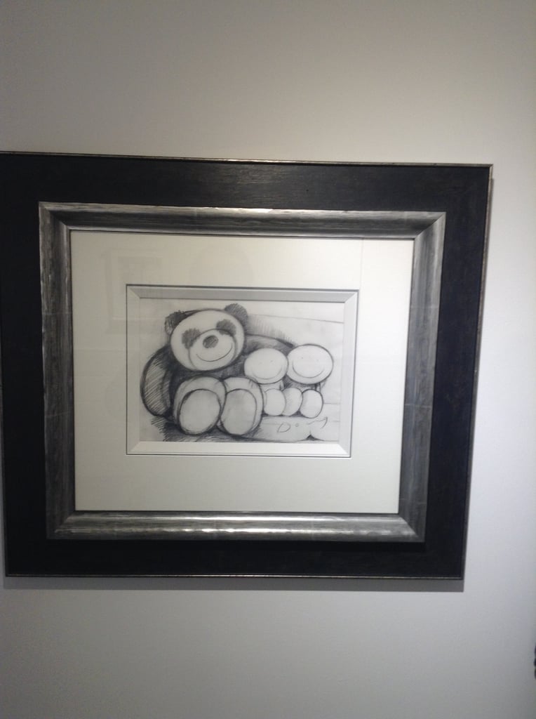image for Doug Hyde Original Artwork - Panda professionally framed by Whitewall Gallery