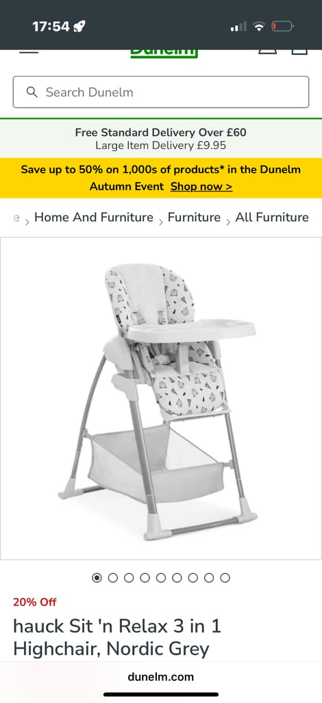 Hauck highchair 
