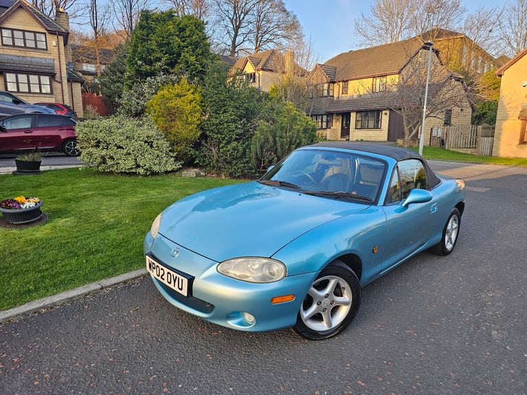 ★MAZDA MX-5 1.8-vvt ★50,000 MILES! STUNNING EXAMPLE! RARE CRYSTAL BLUE COLOUR MX5 ROADSTER 146BHP 